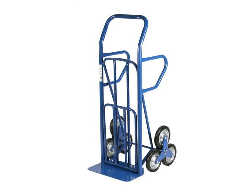 Carrello in acciaio Serena Group 55 x 52-80 x h. 140 cm blu portata 150 kg – manico singolo – HT4028