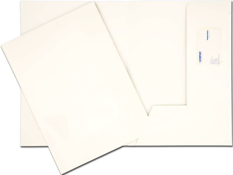 Cartelline a 2 lembi 4Mat A4 in bindakote 250 g/mý con alloggio biglietti da visita  cf. da 10 pz – 3740
