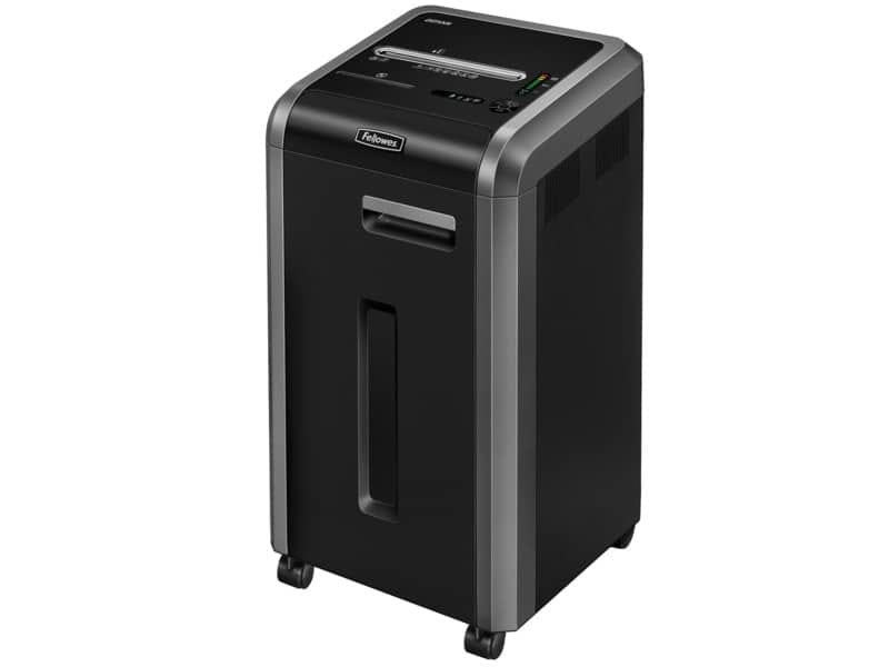 Distruggidocumenti uso frequente FELLOWES Powershred 225Mi P-5 60L taglio a microframmento 2×12 mm – 4620101