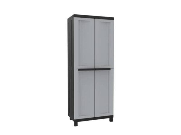 Armadietto a due ante TERRY Twist Black 3680 grigio/nero 68x39x170 cm 1002707