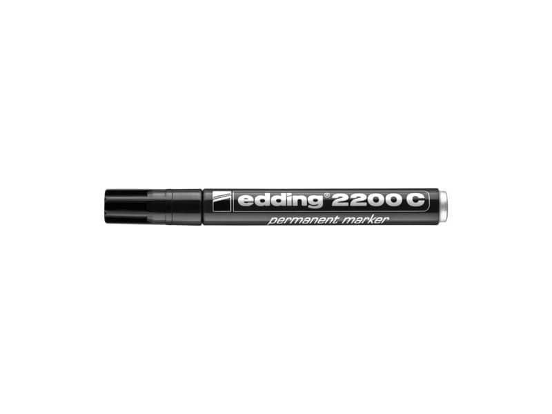 Marcatore permanente edding 2200 C punta scalpello 1-5 mm nero E-2200C 001