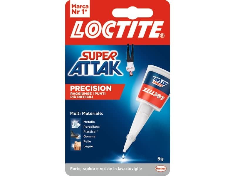 Colla Loctite Super Attak Precision 5 g. trasparente 2632228