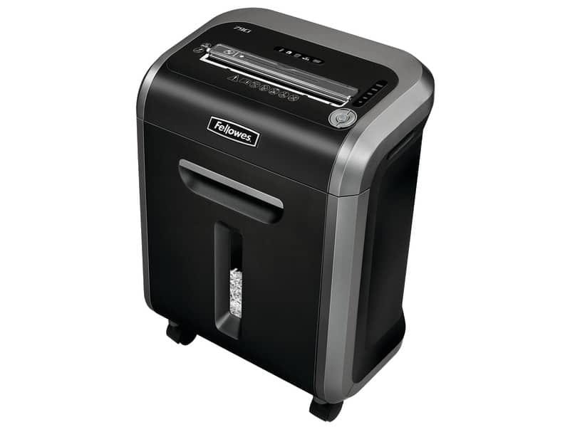 Distruggidocumenti uso moderato FELLOWES Powershred© 79Ci – P-4 – 23 L – taglio a frammenti 4×38 mm – 4679004