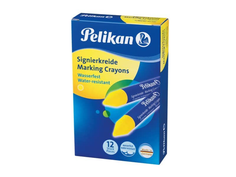 Pastello industriale Pelikan 762 giallo  conf. da 12 – 701045