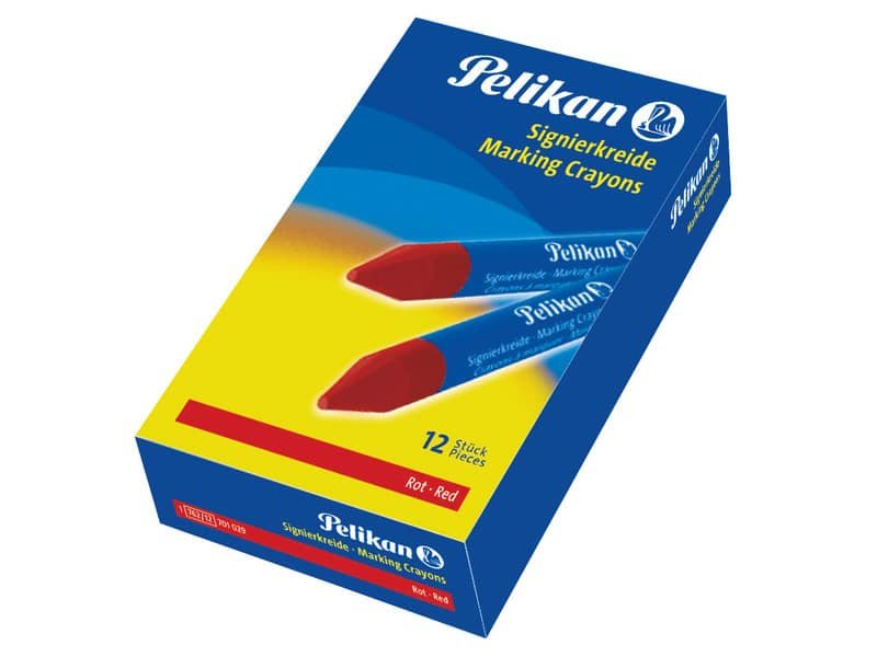 Pastello industriale Pelikan 762 rosso  conf. da 12 – 701029