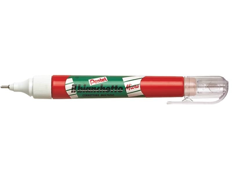 Correttore a penna Pentel Il Bianchetto Micro 7 ml – ZL63-WI