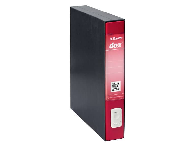 Registratore a leva DOX4 Commerciale 28,5×31,5 cm – dorso 5 cm rosso – D26411