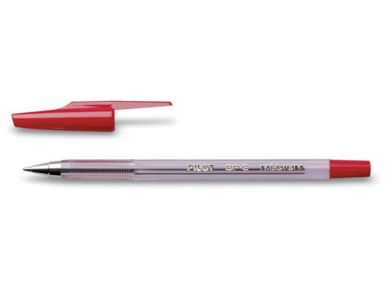 Penna a sfera ricaricabile Pilot BPS punta media 1,0 mm rosso 001632