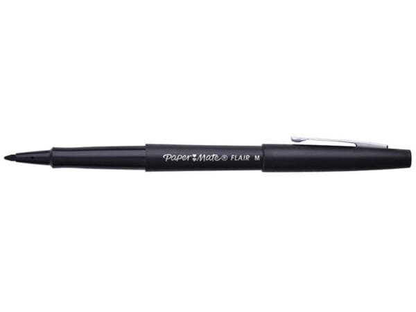 Penna punta fibra Paper Mate Flair/Nylon M 1,1 mm nero S0190973