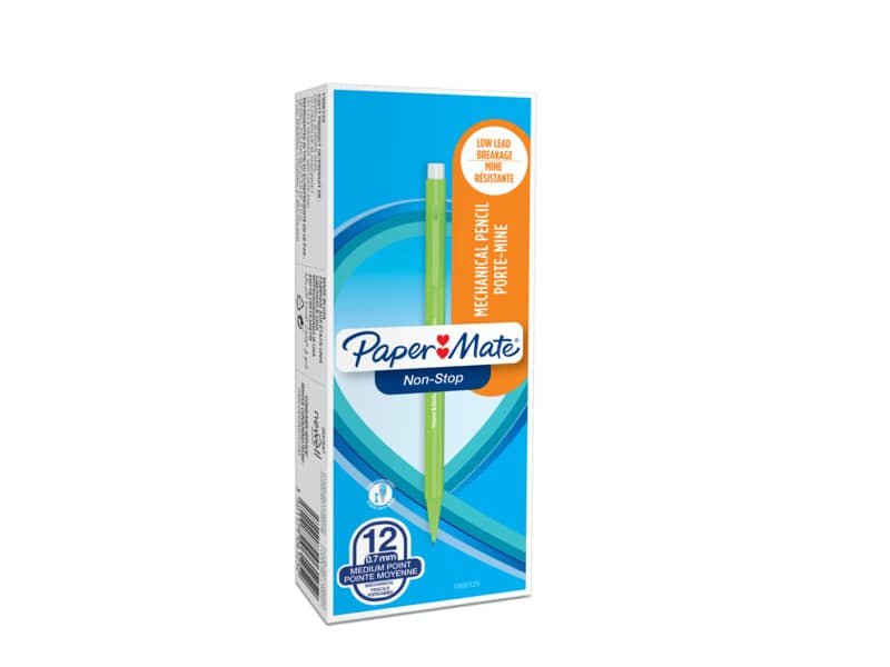 Portamine Paper Mate Non Stop 0,7 mm HB assortiti confezione da 12 – 1906125