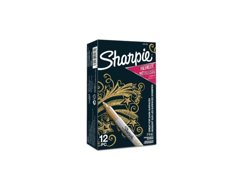 Marcatore permanente Sharpie Metallic F punta conica 3 mm oro 1891062