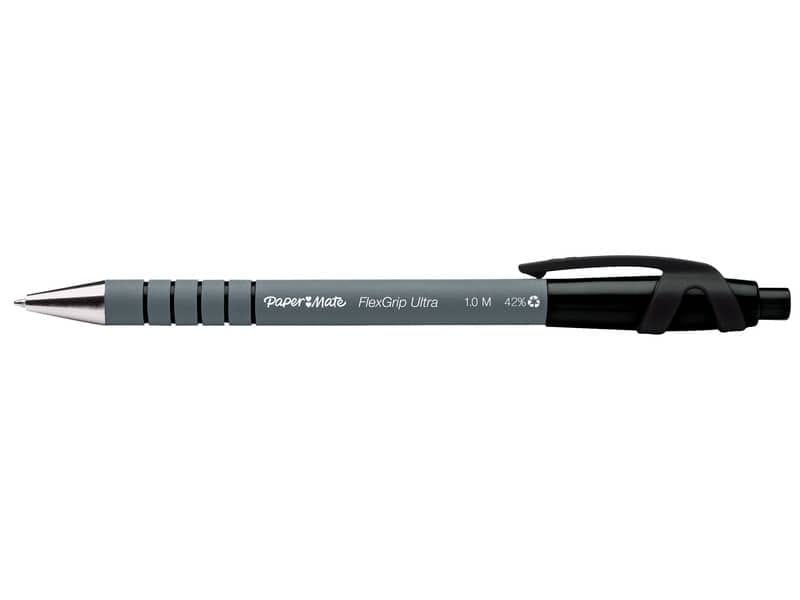 Penna a sfera a scatto Paper Mate Flexgrip Ultra M 1,0 mm nero S0190393