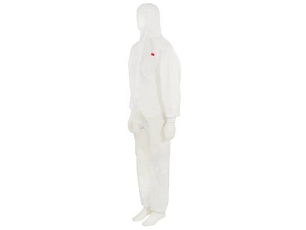 Tuta da lavoro di protezione 3M colore bianco con pannello posteriore verde bianco-verde 2XL - 4520 2XL