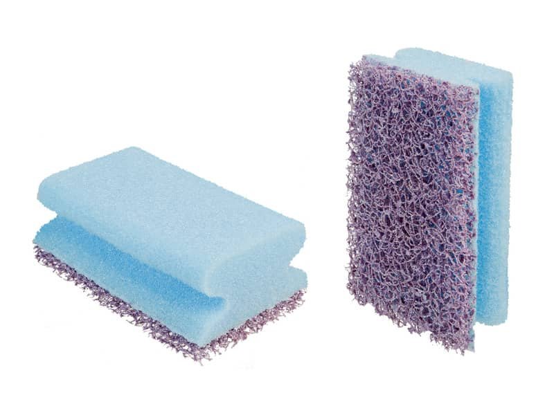 Spugna per superfici difficili Scotch-Brite© salvadita blu/viola 70×130 mm – conf. 6 pezzi – 20942