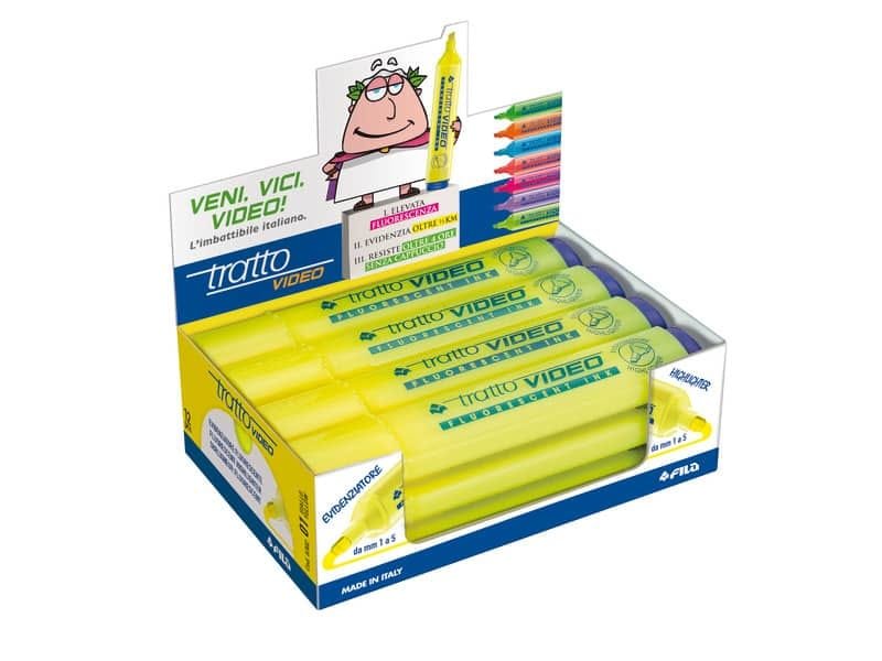 Evidenziatore TRATTO Video 1-5 mm giallo  830201