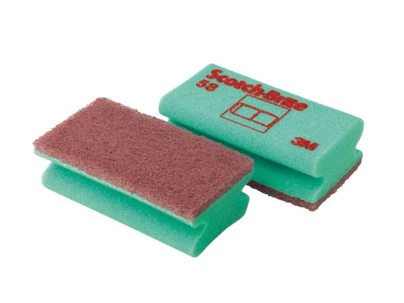 Spugna per superfici delicate Scotch-Brite© 58 beige/verde conf. da 10 –  84754