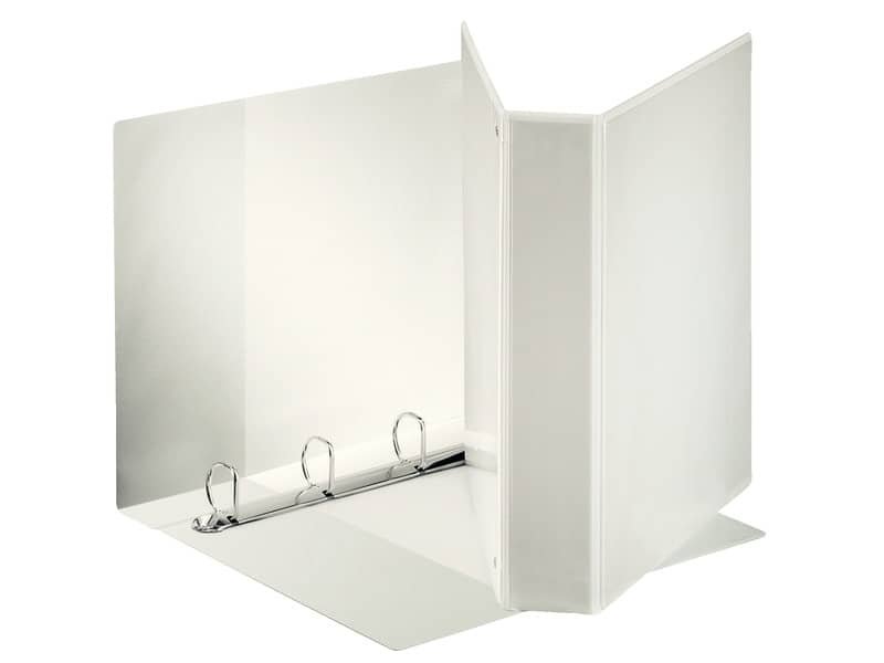 Raccoglitore personalizzabile Esselte Display Maxi 4 anelli a D 28,5×32 cm dorso 7,5 cm bianco – 394754000