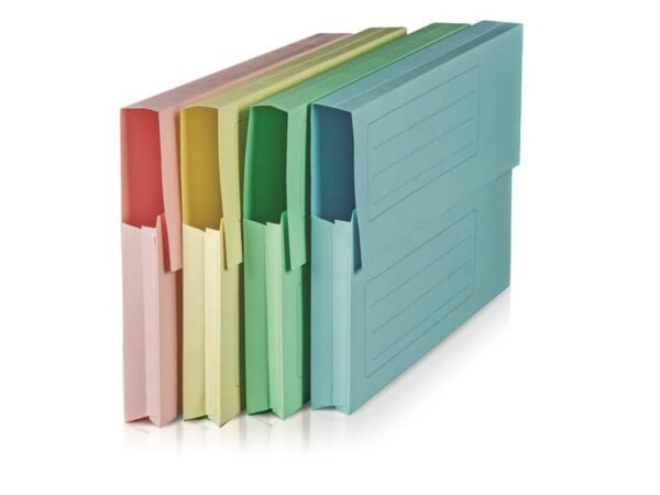 Cartella a soffietto BREFIOCART Canguro in cellulosa 25x32 cm verde scuro conf. da 50 pezzi - 0205507.VE