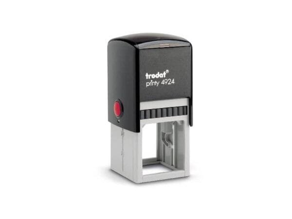 Timbro autoinchiostrante Trodat PRINTY 4924 in plastica 40x40 mm nero 176685