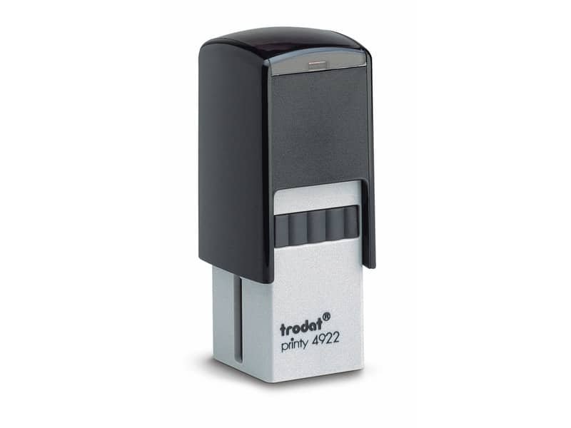 Timbro autoinchiostrante Trodat PRINTY 4922 in plastica 20×20 mm nero 69666