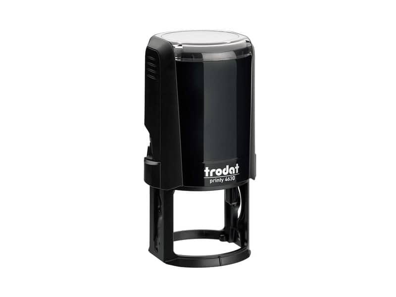 Timbro autoinchiostrante Trodat PRINTY 4630 in plastica  30 mm nero 80394