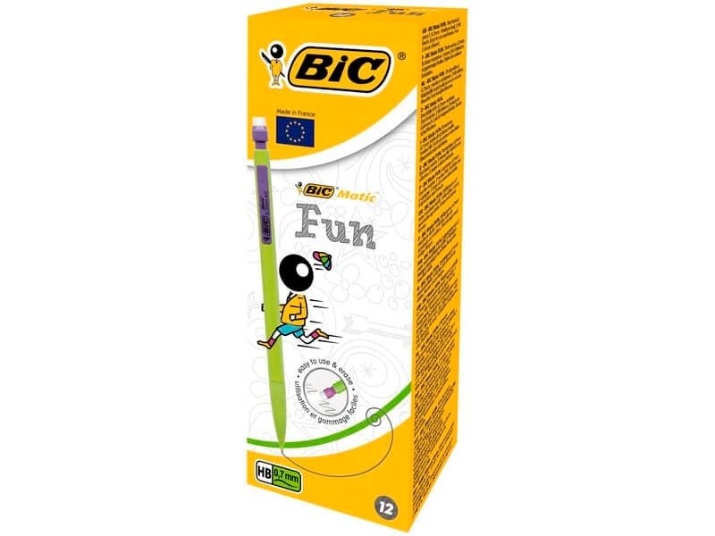 Portamine BIC Matic Fun 0,7 mm HB assortiti scatola da 12 – 8209602