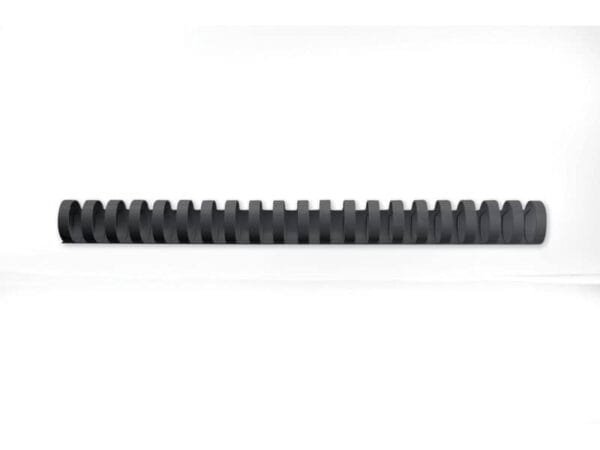 Dorsi plastici a 21 anelli GBC CombBind 16 mm A4 nero - fino a 145 fogli conf da 100 dorsi - 4028600