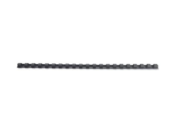 Dorsi plastici a 21 anelli GBC CombBind 14 mm A4 nero -  fino a 125 fogli conf da 100 dorsi - 4028178