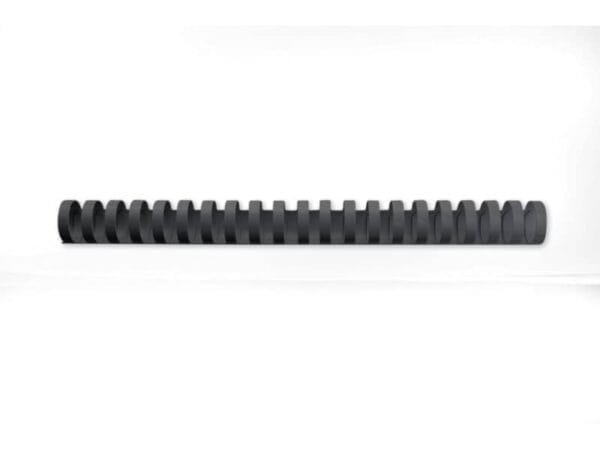 Dorsi plastici a 21 anelli GBC CombBind 28 mm A4 nero - fino a 240 fogli conf da 50 dorsi - 4028183