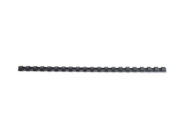 Dorsi plastici a 21 anelli GBC CombBind 10 mm A4 nero - fino a 65 fogli conf da 100 dorsi - 4028175