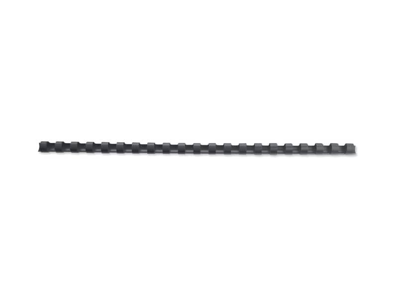 Dorsi plastici a 21 anelli GBC CombBind 10 mm A4 nero – fino a 65 fogli conf da 100 dorsi – 4028175