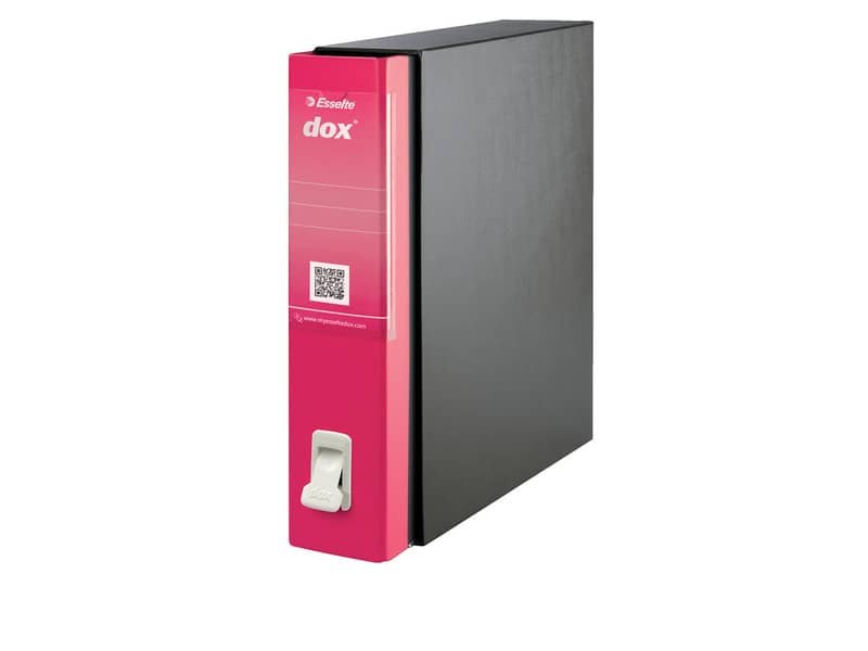 Registratore a leva DOX2 Protocollo 28,5×35 cm – dorso 8 cm fucsia fucsia – D26200