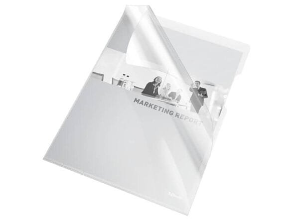 Buste a L non perforate Esselte Cristal trasparente 150 æm A4 lucido conf.25 - 55430