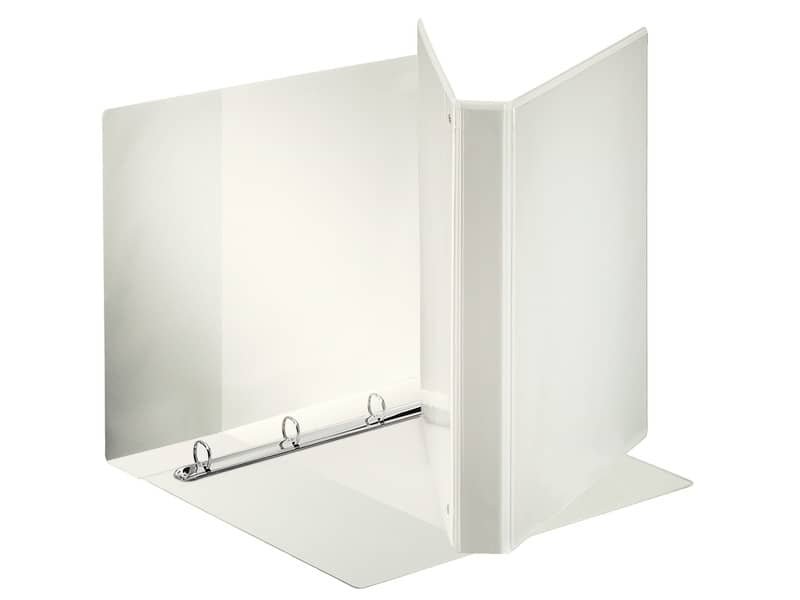 Raccoglitore personalizzabile Esselte Display Maxi 4 anelli tondi 26×32 cm bianco dorso 3,9 cm bianco – 394752000