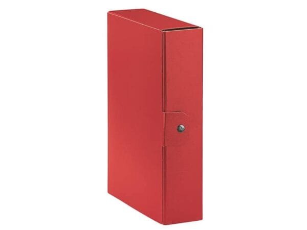 Cartelle portaprogetti Esselte C26 EUROBOX dorso 6 cm presspan biverniciato rosso - 390326160