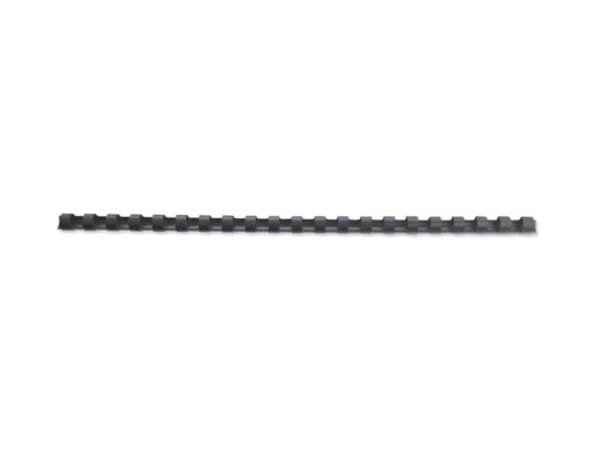 Dorsi plastici a 21 anelli GBC CombBind 8 mm A4 nero - fino a 45 fogli conf da 100 dorsi - 4028174