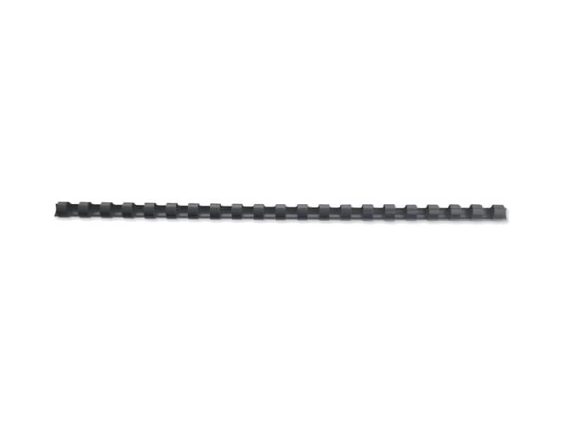 Dorsi plastici a 21 anelli GBC CombBind 8 mm A4 nero – fino a 45 fogli conf da 100 dorsi – 4028174