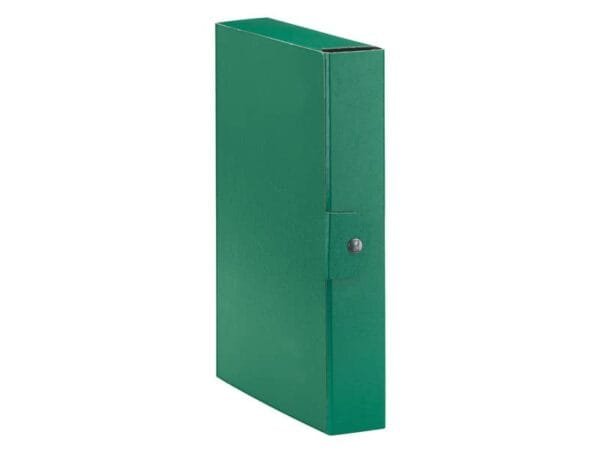 Cartelle portaprogetti Esselte C26 EUROBOX dorso 6 cm presspan biverniciato verde - 390326180