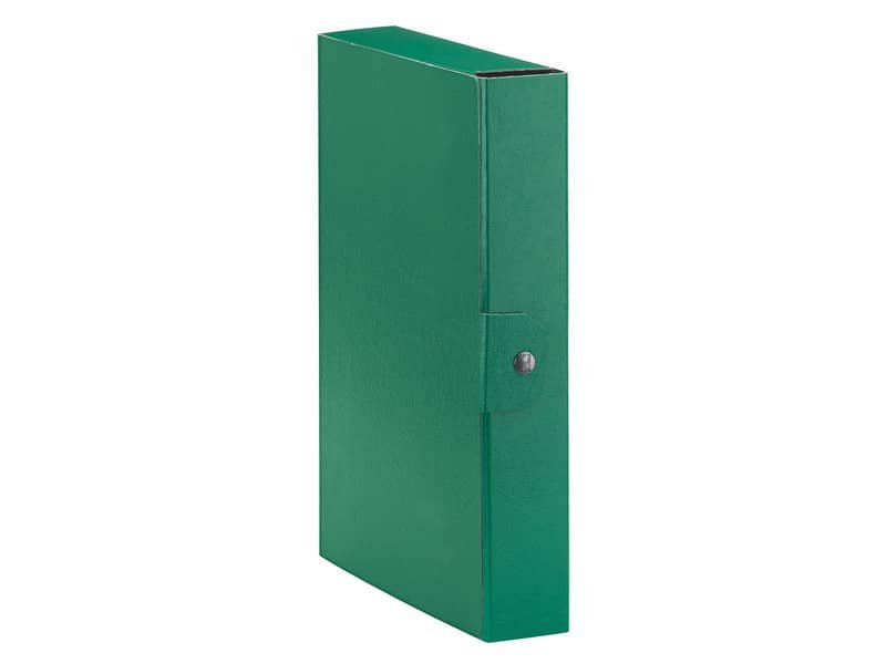 Cartelle portaprogetti Esselte C26 EUROBOX dorso 6 cm presspan biverniciato verde – 390326180