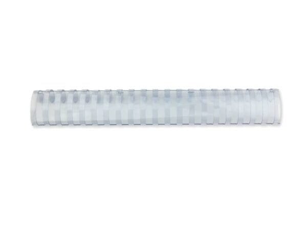 Dorsi plastici a 21 anelli GBC CombBind 45 mm A4 bianco - fino a 400 fogli conf da 50 dorsi - 4028206