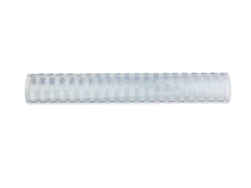 Dorsi plastici a 21 anelli GBC CombBind 45 mm A4 bianco – fino a 400 fogli conf da 50 dorsi – 4028206