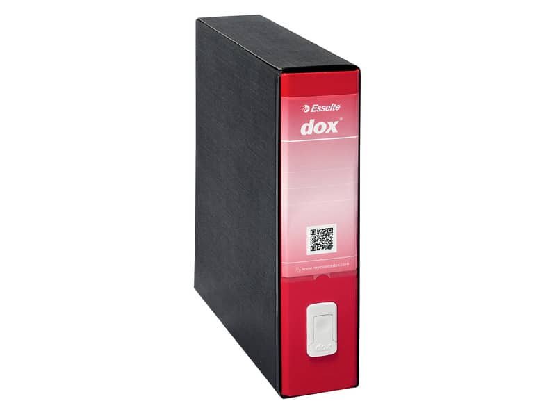 Registratore a leva DOX9 formato speciale 35,5×31,7 cm – dorso 8 cm trattata antimpronta rosso – 000212B1