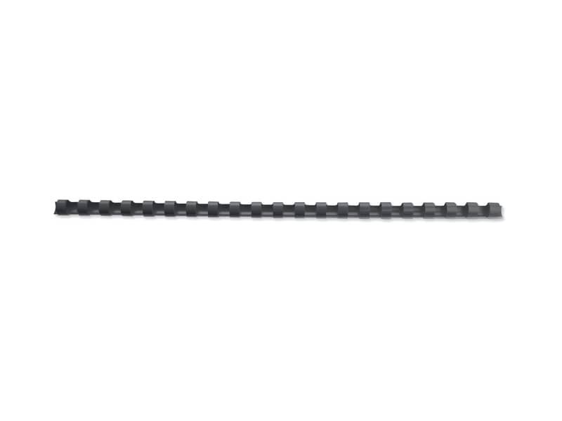 Dorsi plastici a 21 anelli GBC CombBind 6 mm A4 nero – fino a 25 fogli conf da 100 dorsi – 4028173