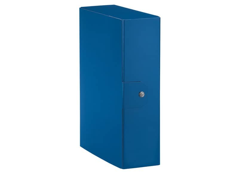 Cartella portaprogetti Esselte C90 DELSO ORDER dorso 10 cm presspan lucido blu 25×35 cm  – 390390050
