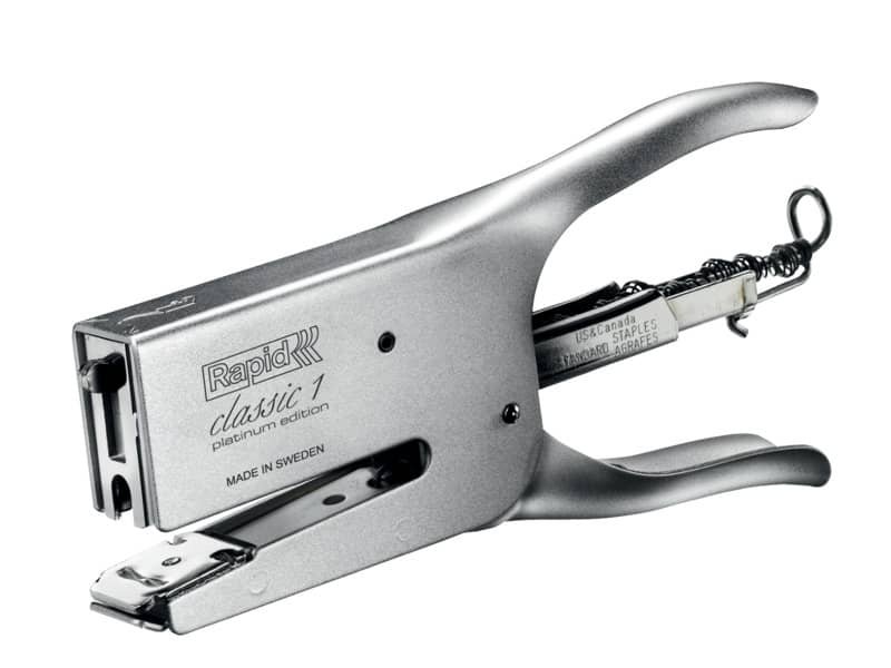 Cucitrice a pinza Rapid K1 Classic 50 fogli – Platinum Edition platino satinato – 5000250