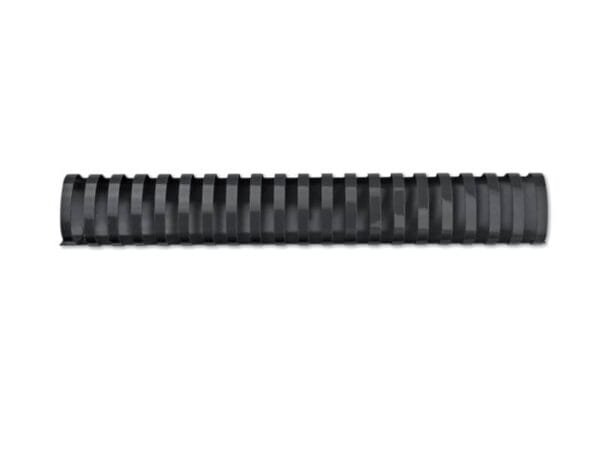 Dorsi plastici a 21 anelli GBC CombBind 51 mm A4 nero - fino a 450 fogli conf da 50 dorsi - 4028187