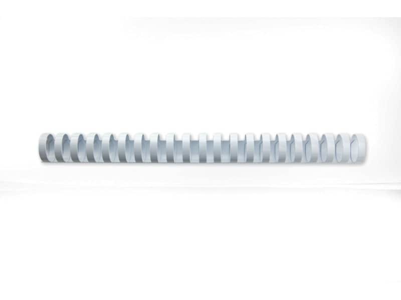 Dorsi plastici a 21 anelli GBC ComBind 25 mm A4 bianco – fino a 225 fogli conf da 50 dorsi – 4028202