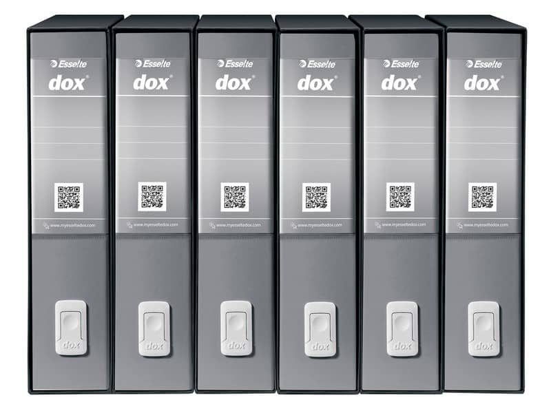Registratore a leva DOX2 Protocollo S. Francisco 28,5×35 cm – dorso 8 cm grigio – D15207