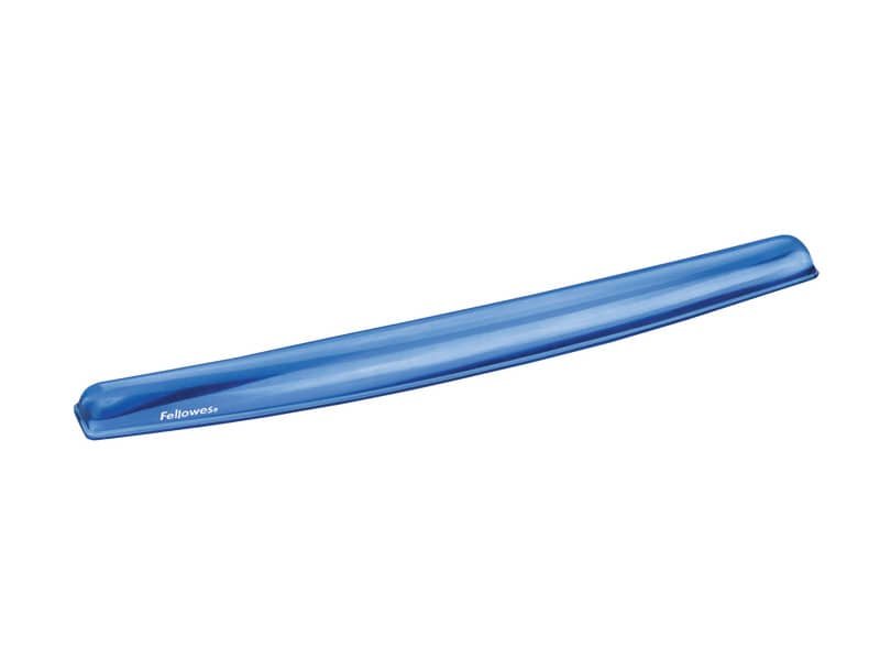 Poggiapolsi da tastiera FELLOWES Crystal? Gel azzurro 1,59×5,87×47,15 cm – 9113709