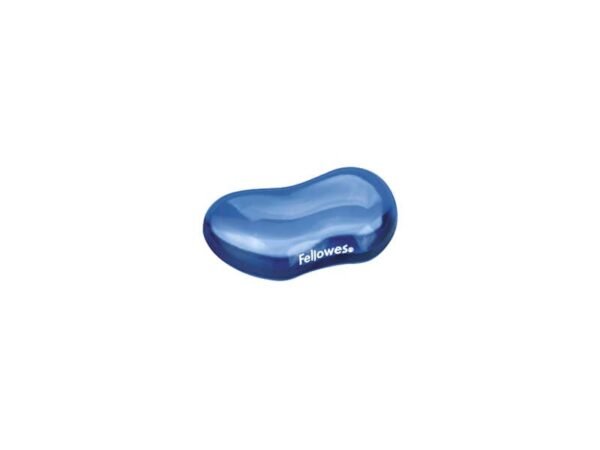 Supporto FELLOWES poggiapolsi Flex Crystal? Gel 2,54x12,38x8,73 cm blu 91177-72
